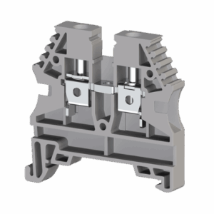 Bornera para riel tipo caballete 4 mm