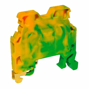 Bornera tipo caballete para tierra 2.5 mm